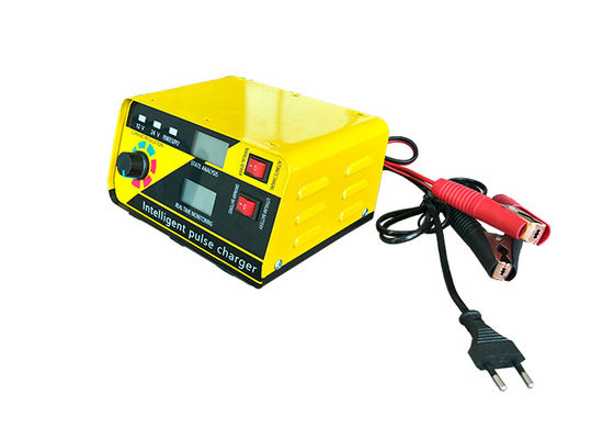 HAS-L-618D Motorbatterie-Ladegerät Led-Display Gelbfarben Lithium-Batterie-Ladegerät Smart Battery Maintainer