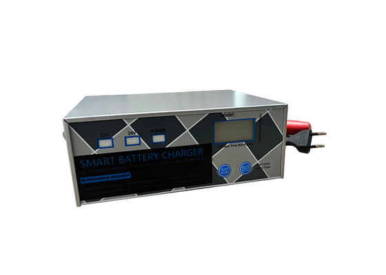 Schnelllademotor Batterieladegerät HAS-Q-619K Silberfarbe Handbuchverstellbarer/voll automatischer Batterieverjüngung